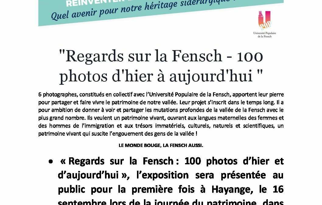 100 PHOTOS POUR LA FENSCH